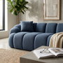 Atelier Del Sofa Octavio - Sofá de 3 plazas Azul Marino